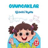 Oyuncaklar - Eğlenceli Boyama - İş Bankası Kültür Yayınları