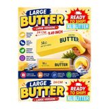 OYUNCAKSAHİLİ Butter Tereyağ XL BOY Squishy LARGE Rainbow 24cm Slow Rising Tereyağı 14Oz Sukuşi 400gr Yavaş Yükselir Viral Büyük Tereyağ Skuşi