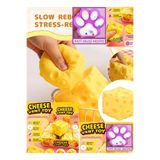 OYUNCAKSAHİLİ Cheese Peynir Squishy VE Kedi Patisi 2 Ürün Chese Viral Oyuncak Sukuşi Trend Skuşi Yavaş Yükselir Slow Rising