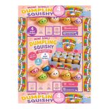OYUNCAKSAHİLİ Çin Mantısı Dumpling Dev 4 Adet Birden Küçük Skuşi 5.5cm Çin Mantı Sürpriz Simli Squishy Stres Sukuşi 4lü Harika Oyuncak Seti