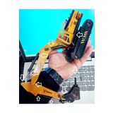 OYUNCAKSAHİLİ Dozer Kırılmaz Excavatör Asfalt Kaldırım Delici Makinesi Hareket Oyuncak Glv Inşaat Iş Makinası