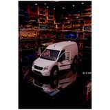 OYUNCAKSAHİLİ Ford Tourneo Connect Diecast Metal 11.5 cm Araba Koleksiyon Model Orijinal Kapılar Açılır Metalic Beyaz