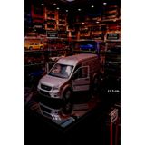 OYUNCAKSAHİLİ Ford Tourneo Connect Diecast Metal 11.5 cm Araba Koleksiyon Model Orijinal Kapılar Açılır Metalic Gri