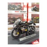 OYUNCAKSAHİLİ Kawasaki Ninja ZX6R Tarzıyla Model Motorsiklet Motor 11cm Koleksiyon Metal Motosiklet Masaüstü Stand Black