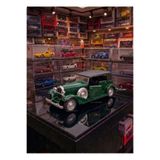 OYUNCAKSAHİLİ Klasik Metal Ata ingiltere Model Araba Diecast Model Çekbırak Demir Oyuncak Koleksiyon Kapılar Açılır Yeşil