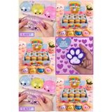 OYUNCAKSAHİLİ Skuşi Simli Trend Stres Çin Mantısı ve Pati Squishy Hediyeli Oyuncak Sukuşi Kutuda Dumpling Slow Rising
