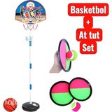 Oyuncakzade Ayarlanabilir Basketbol Potası 120 cm + Attut Oyun Eğlence Seti