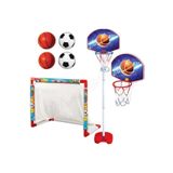 OyuncakZade Futbol Kalesi + Ayaklı Basketbol Potası Erkek Çocuk Oyuncakları - Oyuncak Futbol Kalesi
