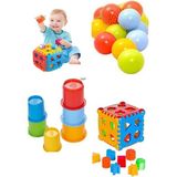 Oyuncakzade Oyuncak Sevimli Kule Bul Tak Puzzle Eğitici Zeka Geliştirici Set
