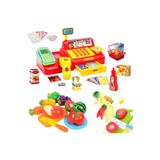 OyuncakZade Oyuncak Yazar Kasa + Meyve Kesme Oyunu 52 Parça Eğitici Set