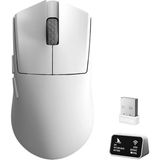 Oyuncu Baykuş Darmoshark M3XS Pro Trio-Mode 8k Gaming Mouse 30000 DPI Kablosuz Oyun İçin Beyaz Renk