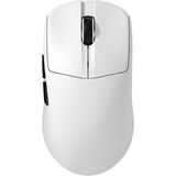 Oyuncu Baykuş Furycube G13 PRO Şarj Docklu Tri-mode RGB Kablosuz Oyuncu Mouse, PAW3311, BKN3533, 22K, 58g, Huano - Beyaz