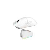 OYUNCU BAYKUŞ FURYCUBE G16 PRO - Şarj Docklu RGB Kablosuz Oyuncu Mouse (2.4G/BT/Type-C), PAW3311, 22K DPI, 62g