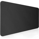 Oyuncu Gamer Mouse Pad, Kaymaz Taban, Büyük Boy Large Ofis Tipi Mouse Ped, Fare Altlığı, Düz Masa Koruyucu, Klavye Altı Oyuncu Mousepad,Siyah,