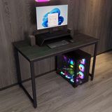 Oyuncu Masası - Bilgisayar Masası - Gamer Masası - Gaming Masa 60X120 cm - Siyah-Siyah