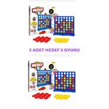 OYUNKAFASI 2 Adet Hedef 5 Strateji ve Zeka Oyunu 58 Pullu Eğitici Aile Masa Oyunu 2 Kişilik