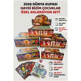 OYUNKAFASI 2026 Dünya Kupası Haydi Bizim Çocuklar Futbol Kartı Özel Koleksiyon Seti - 48 Mini Kutu (192 Kart + 48 Hologramlı Kart)