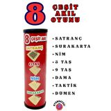 OYUNKAFASI 8 Farklı Zeka Oyunu Bir Arada - Okul Öncesi ve İlkokul Gelişim Seti-Rulo