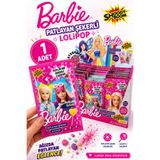 OYUNKAFASI Barbie Patlayan Şekerli Lolipop 1 Adet Popping Şeker Lollipop Karışık Renk Eğlenceli Oyuncak Şeker