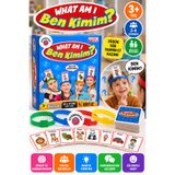 OYUNKAFASI Ben Kimim? Tahmin Oyunu 49 Kartlı 4 Baş Bantlı Çocuk ve Aile Oyunu 2-4 Kişilik 3+ Yaş