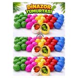 OYUNKAFASI Dinazor Suda Büyüyen Yumurta 3 cm- 1 adet Dinazor Yumurtası