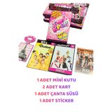 OYUNKAFASI K-Pop I love Manifest Blackpink Army - 1 Adet Mini Kutu (2 Kart 1 Adet Sticker 1 Adet Çanta Süsü)