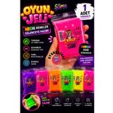OYUNKAFASI Neon Oyun Jeli Slime Oyuncak Karışık Renk Gönderilir Esnek Jel 1 Adet