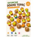 OYUNKAFASI Oyuncak Dökme Topaç 15 Adet Renkli Eğlenceli Karne ve Doğum Günü Hediyesi