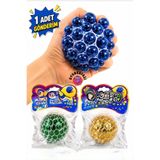 OYUNKAFASI Simli Beyin Topu Stres Topu Squishy Duyusal Oyuncak 1 Adet Karışık Renk