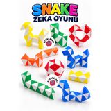OYUNKAFASI Snake Zeka Küpü Mini Şekil Oluşturma Oyuncağı – Dönüşebilen Zeka Oyunu Karışık Renk Gönderilir 1 Adet