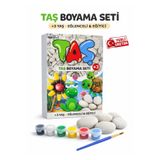 OYUNKAFASI Taş Boyama Seti +3 Yaş | Çocuklar İçin Eğitici & Eğlenceli| Ekransız Aktivite & Hediyelik Set