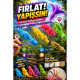 OYUNKAFASI Uçan Yapışan Esnek Dinazor Oyuncağı – Esnek, Yapışkan, Fırlatmalı Eğlence Oyuncağı | Çocuk ve Yetişkin Stres Oyuncağı