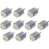 Oyunlarla Fen 10'lu DC Motor Deney Motoru 3V 6V Yüksek Devir Metal Gövde Ölçülerle