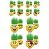 Oyunsal 15 Adet Çim Adam Orijinal Lisanslı Eğlenceli Sevimli Ürün Emojili Çimoji Oyuncaklar