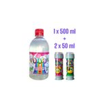Oyunsal 2 Adet 50Ml Üflemeli Köpük Oyunu + 1 Adet 500Ml Baloncuk Likiti