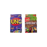 Oyunsal Lilo & Stitch Uno ve Minecraft Uno Oyun Kartları