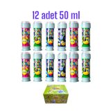 Oyunsal Üflemeli Baloncuklu Köpük Oyunu 50Ml Likit 12 Adet