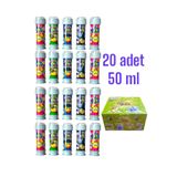 Oyunsal Üflemeli Baloncuklu Köpük Oyunu 50Ml Likit 20 Adet