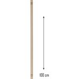 Öz Ahşap 100 cm Hamur Açma Şekillendirme Oklavası