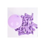 Öz-bal 10 Adet Kaliteli Minik 5 Inç Balonlar Makaron Mor Balon - Küçük Boy Parti Balonları