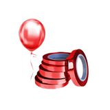 Öz-bal Parlak Metalize Red Kırmızı Rafya 25 Metre - Balon İpi ve Hediye Paketi Süsleme Şeridi
