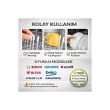 Öz Beyaz Eşya 100 Adet Beyaz _bosch Pas Küf Önleyici Bulaşık Sepet Koruma Çubukları