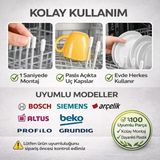 Öz Beyaz Eşya 100 Adet Beyaz _siemens Pas Küf Önleyici Bulaşık Sepet Koruma Çubukları