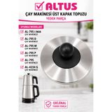 ÖZ BEYAZ EŞYA Altus AL-795 I İnox ve AL-4234 G Çay Makinesi Demlik Kapağı (Üst Kapak) Orijinal Uyumlu