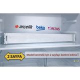 Öz Beyaz Eşya Arçelik 5273 Nh Buzdolabı Ikinci Kat Sebzelik Orta Ray (Orjinal Y.d Parça)