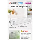 Öz Beyaz Eşya Arçelik - 5845 Nfey - Beko - 9625 Nex - 9630 Kex - Buzdolabı Kapak Şişe Rafı