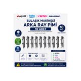 ÖZ BEYAZ EŞYA ARÇELİK- 6242 HIT Bulaşık Makinesi Üst Sepet Arka Ray Kapağı Tutucu Stoper Pimi (10 Adet)