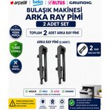 Öz Beyaz Eşya Arçelik 6242 Hıt Bulaşık Makinesi Üst Sepet Arka Ray Kapağı Tutucu Stoper Pimi (2 Adet )