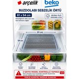 Öz Beyaz Eşya Arçelik-Ar 5088 Buzdolabı Sebzelik Örtü 61X54CM(2.SAYFAYI Kontrol Ediniz)