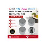 Öz Beyaz Eşya Arçelik - Beko - Altus - Grundıg Ankastre Setüstü Ocak Düğmesi 4'lü Takım